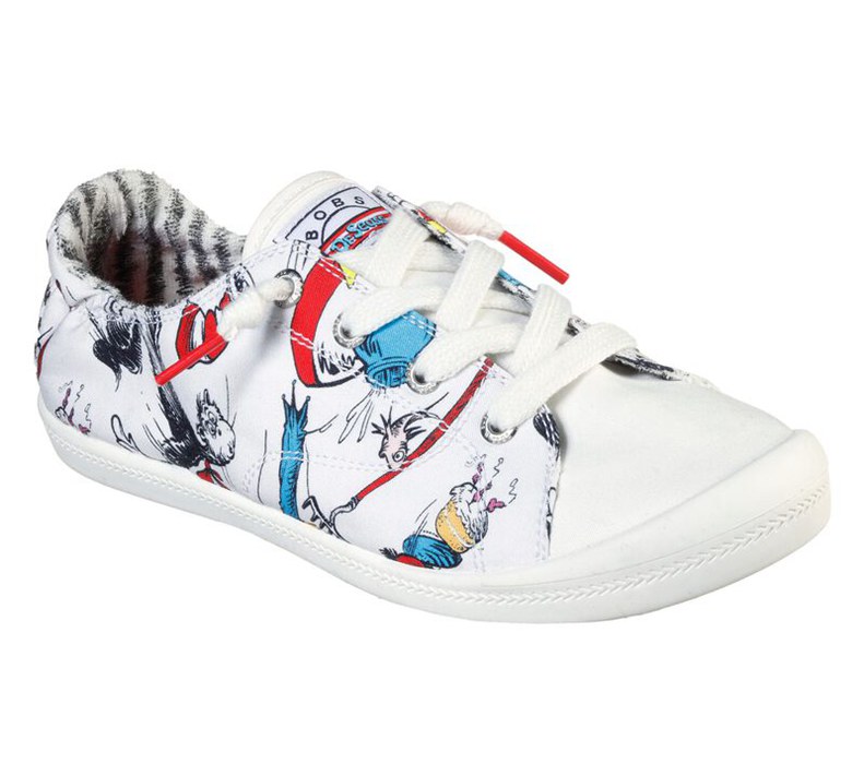 Skechers Dr. Seuss: Bobs Beach Bingo - Things Fall - Womens Slip On Shoes White/Multicolor [AU-TU169